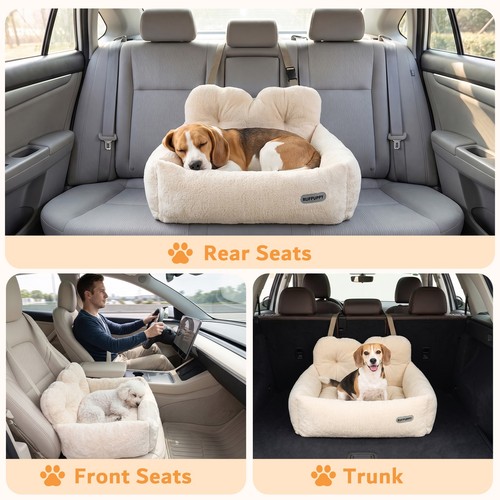 Dog car seat - car, plush