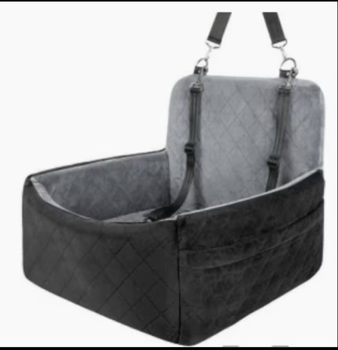 Grey and black - black, quilted