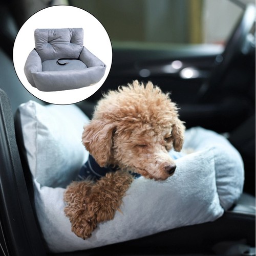Plush dog car booster - booster, seat