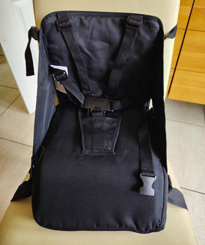 Black padded pushchair pram - black,